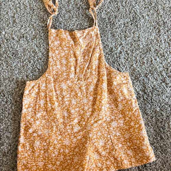 Vanilla Star Mustard Floral Dress - Picture 1 of 3
